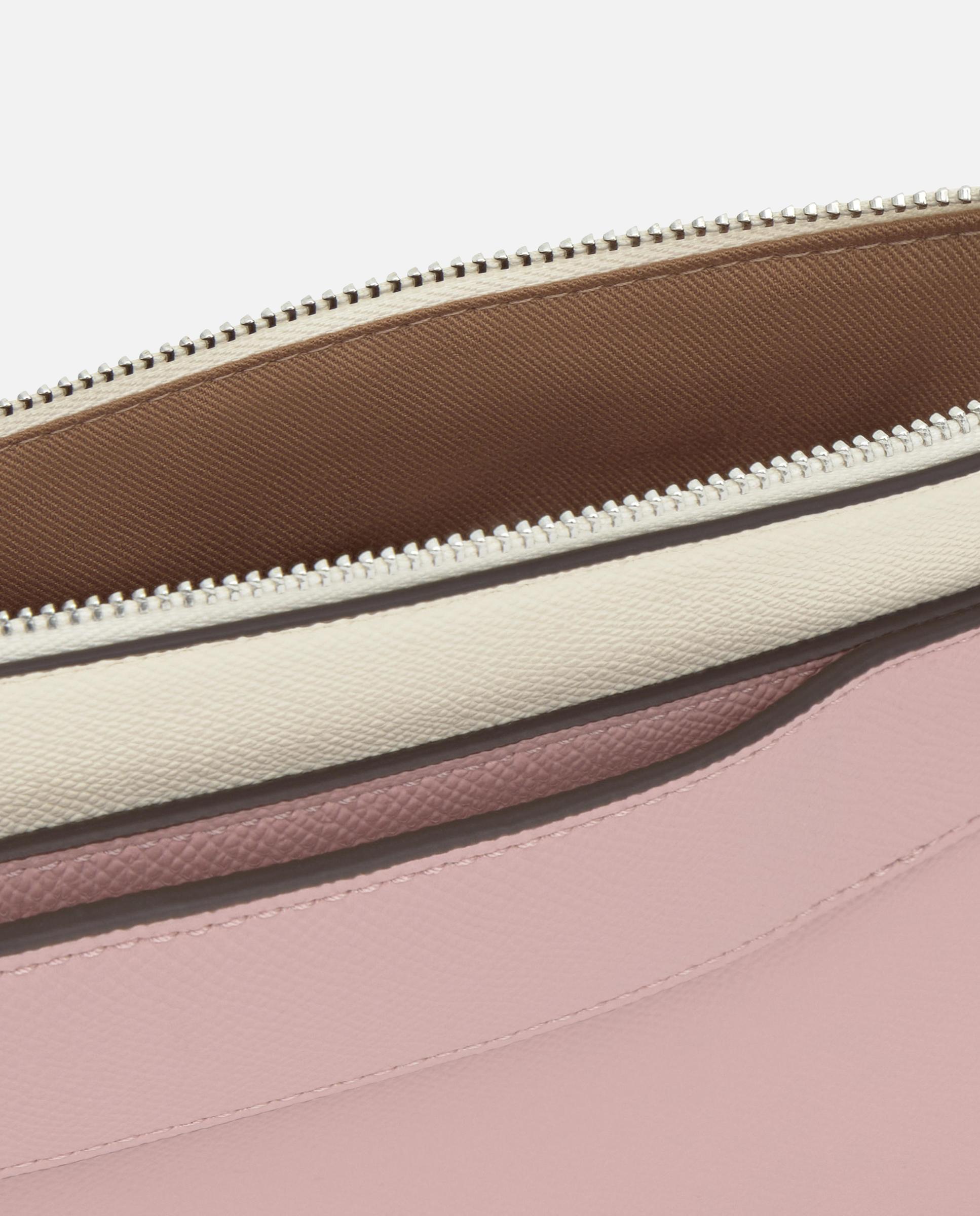 Mala de Mão Clutch Audree Saffiano Rosa-pastel-3