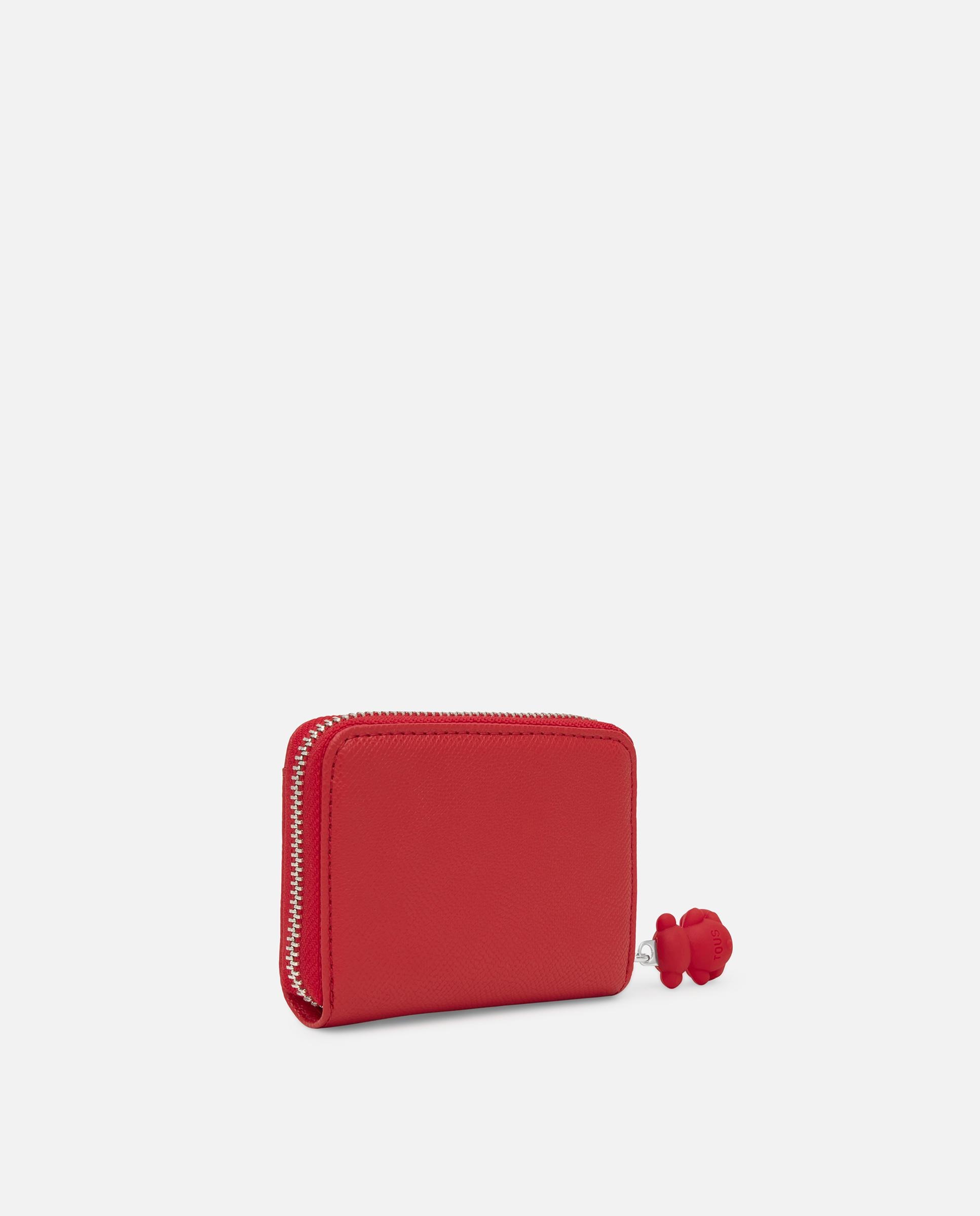Porta-moedas Tous Back To Basics Médio Vermelho-2