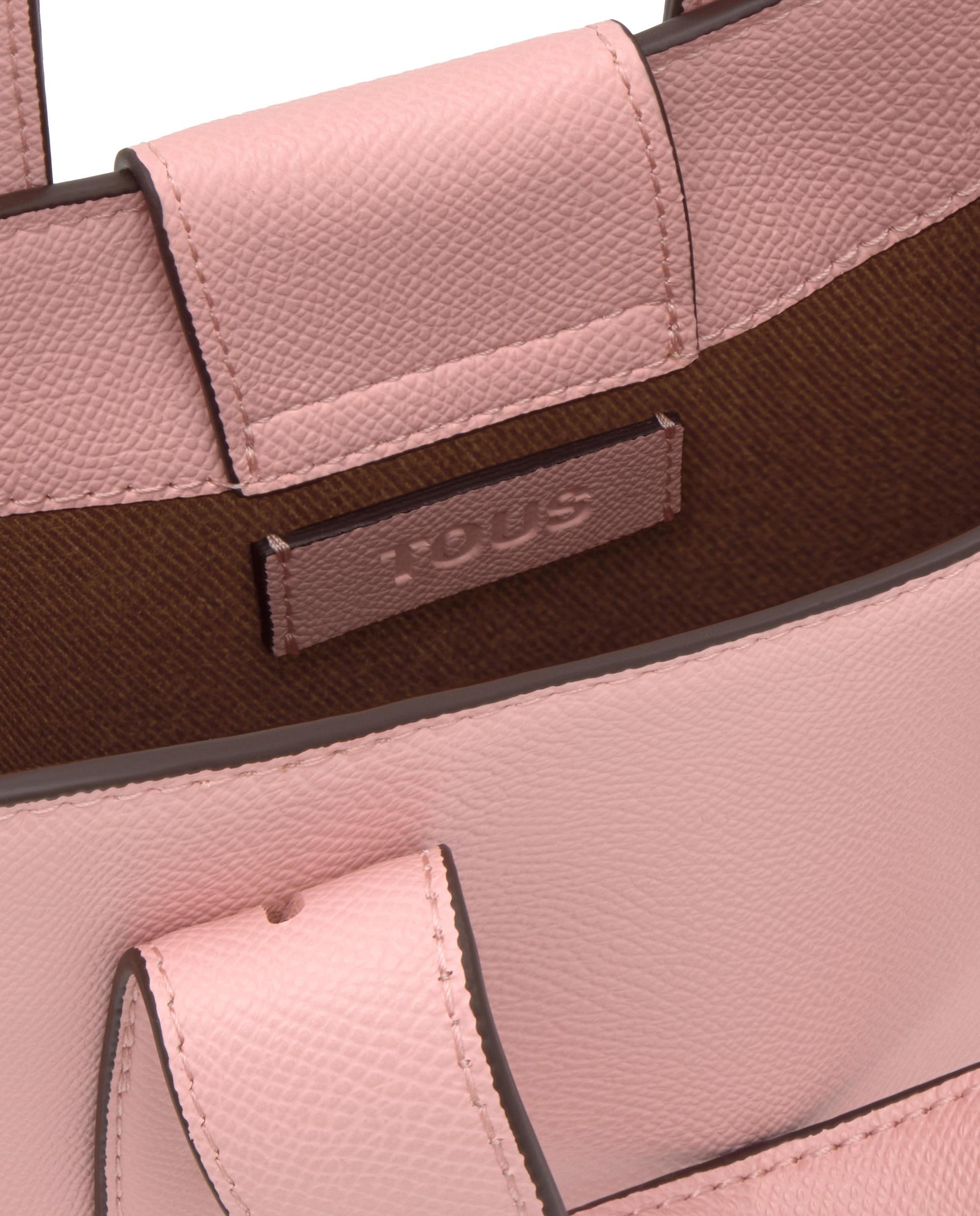 Mala Pequena Tous Back To Basics Mini Rosa-pastel-3
