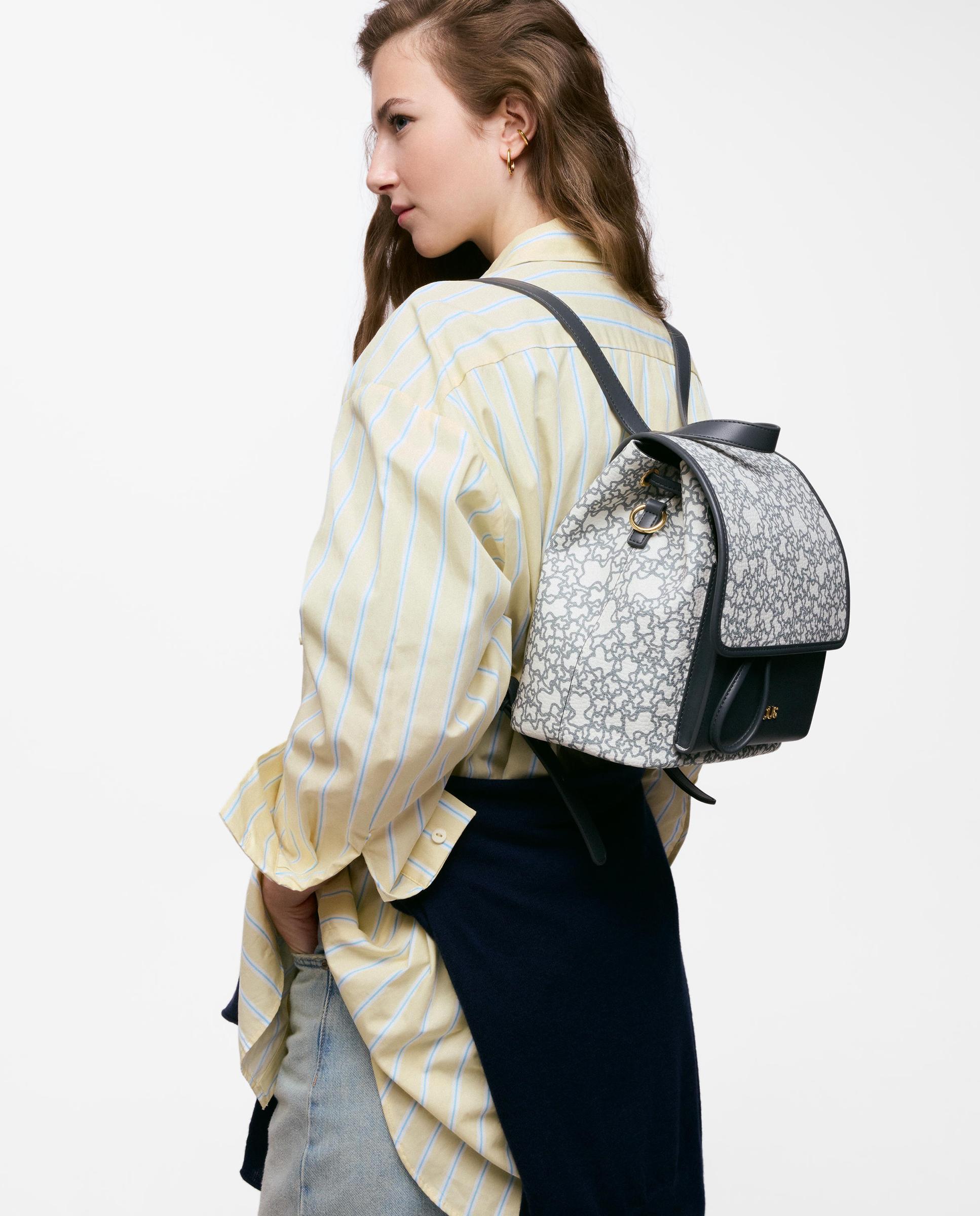 Mochila Kaos Mini New Cinzento-6