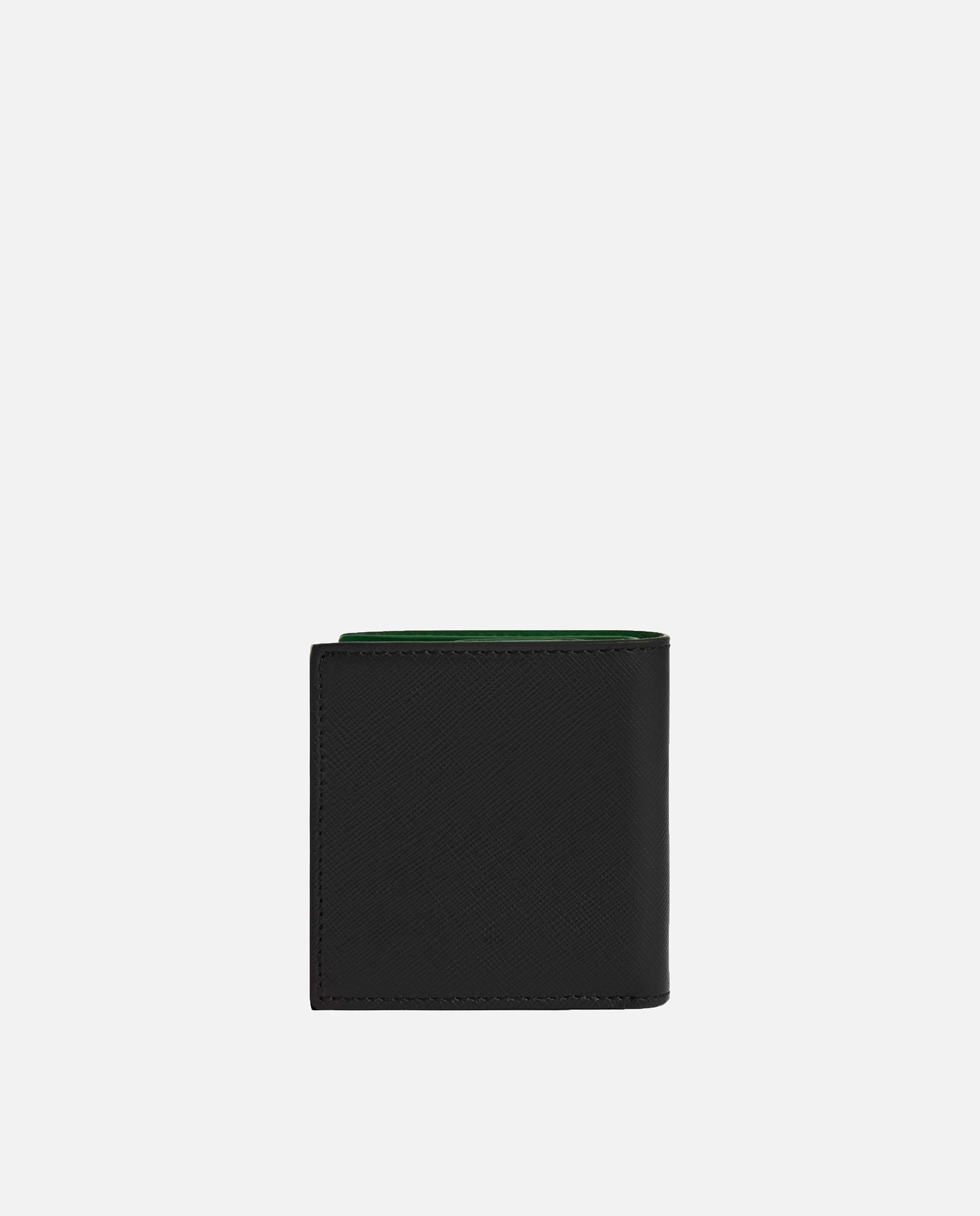 Carteira com Porta-moedas e Porta-cartões de Pele Tous Man Preto / Verde-2