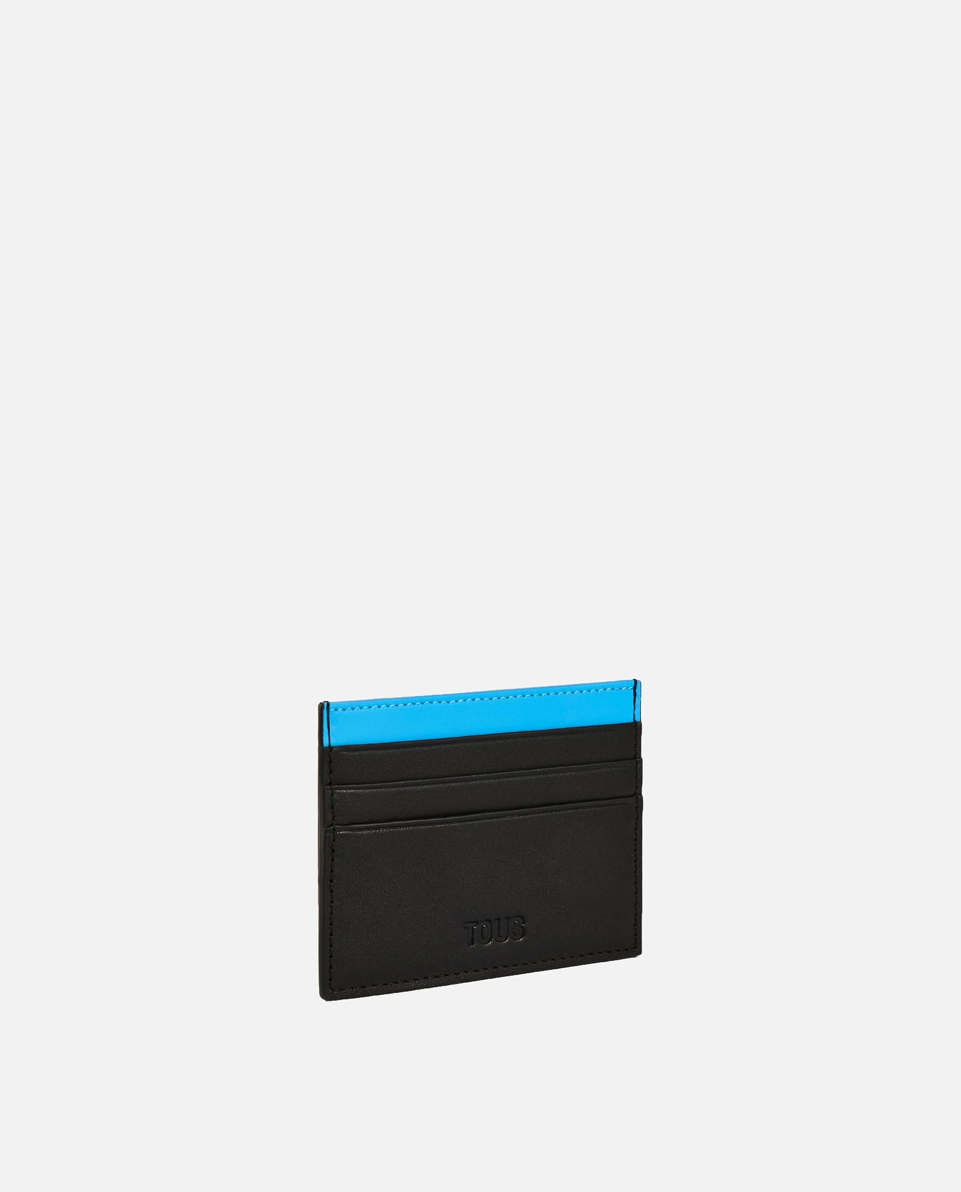Porta-cartões de Pele Tous Man Preto / Azul-3