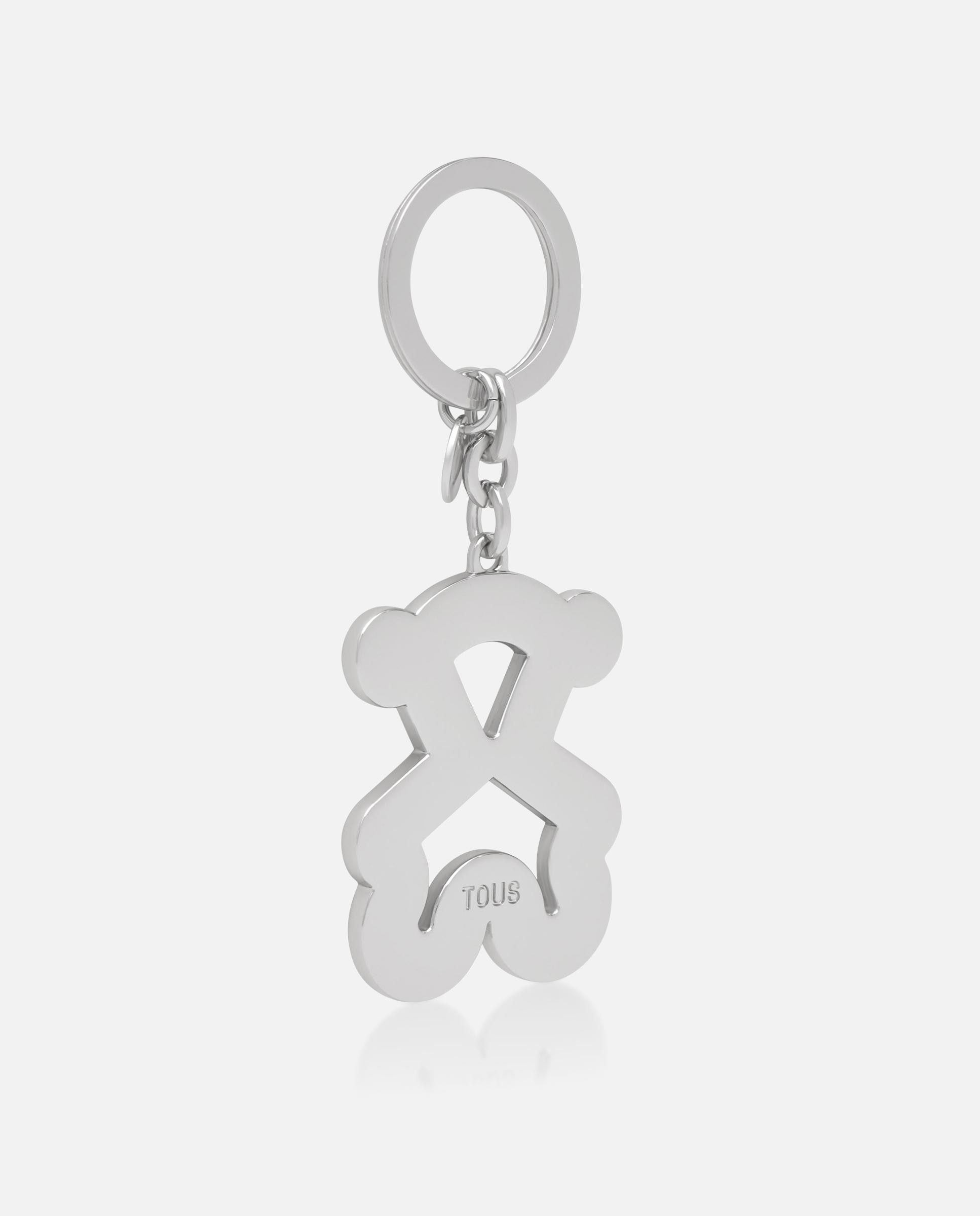 Porta-chaves com Urso Tous Bear Prateado-2