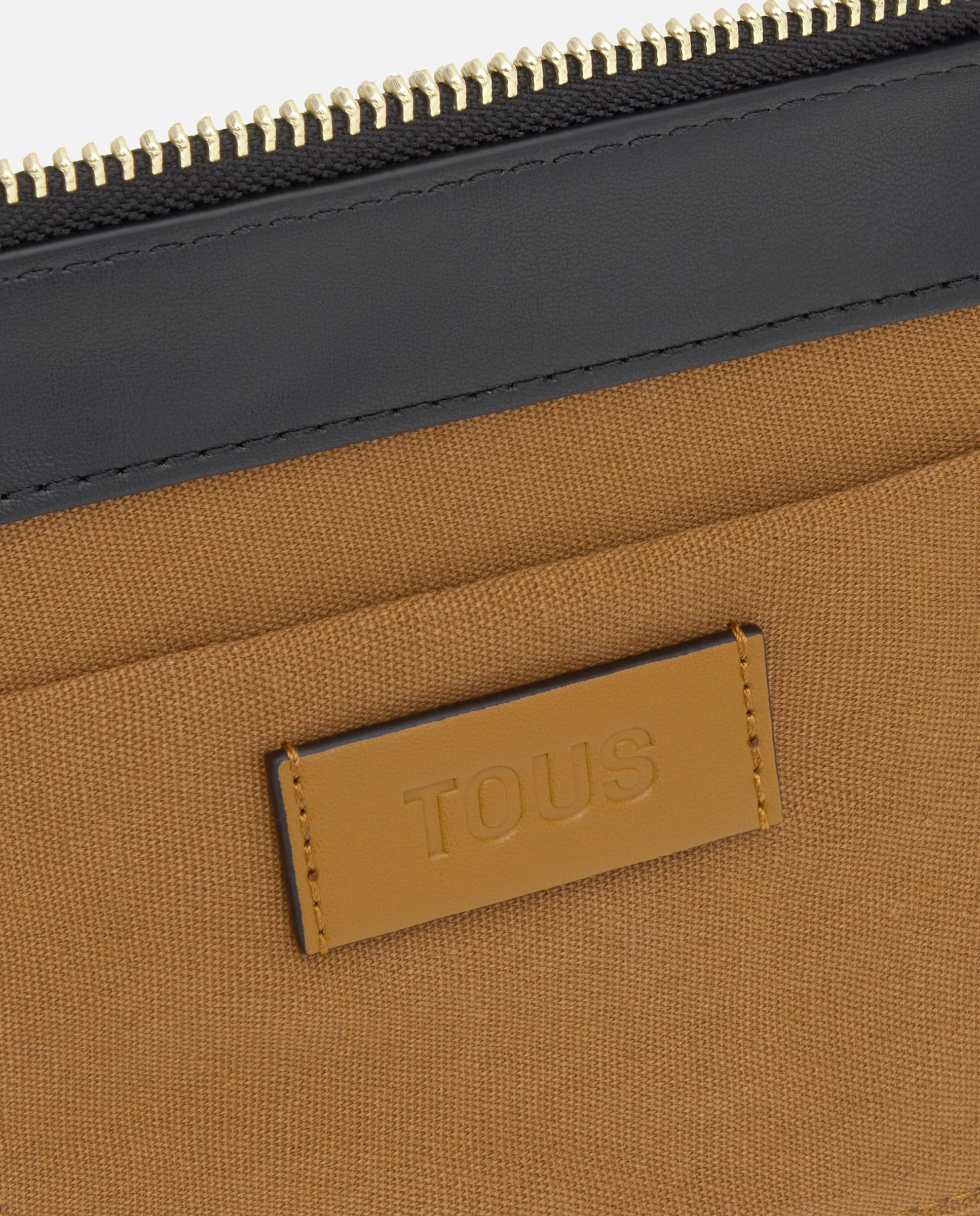 Mala de Mão Tipo Clutch Tous Infinity Preto-3