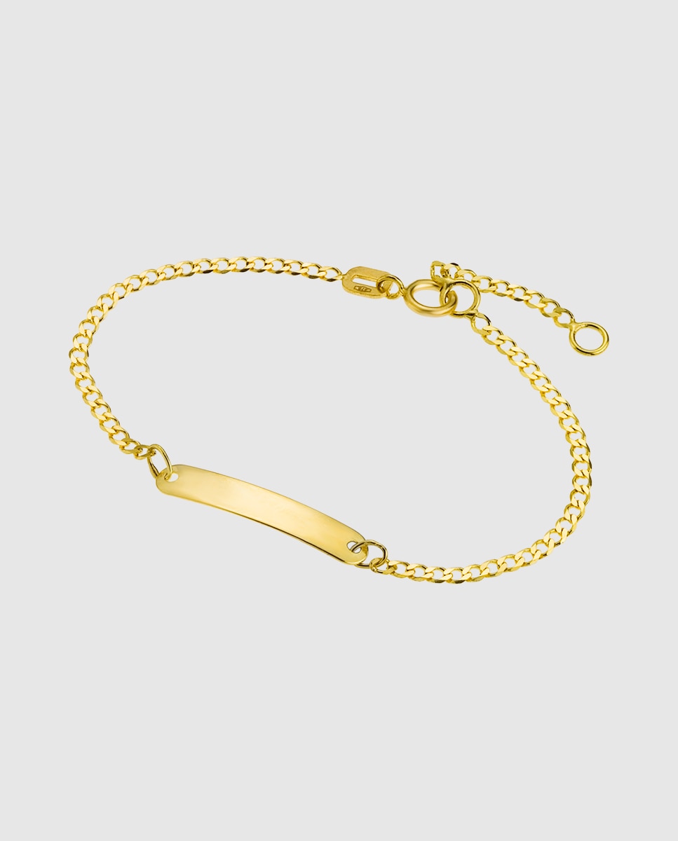 Imagem 0 de Pulseira Infantil Fg00020/14 Basics de Ouro 9k com Acabamento Brilhante