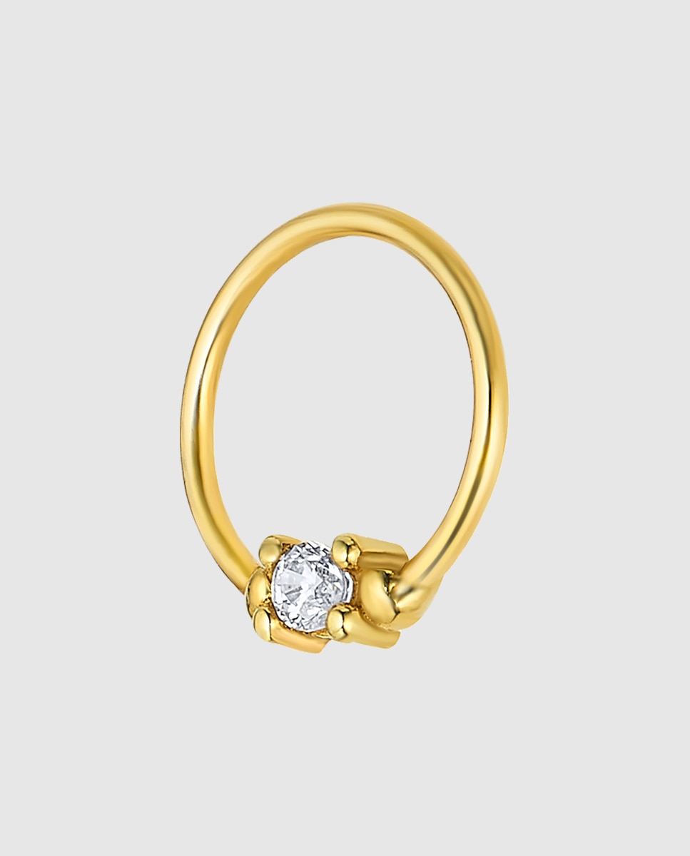 Piercing Lg00164 Basics de Ouro 9k com Acabamento Brilhante Dourado-1