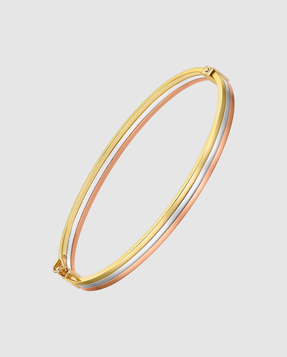 Imagem 0 de Pulseira Os00005 Basics de Ouro 9k com Acabamento Brilhante