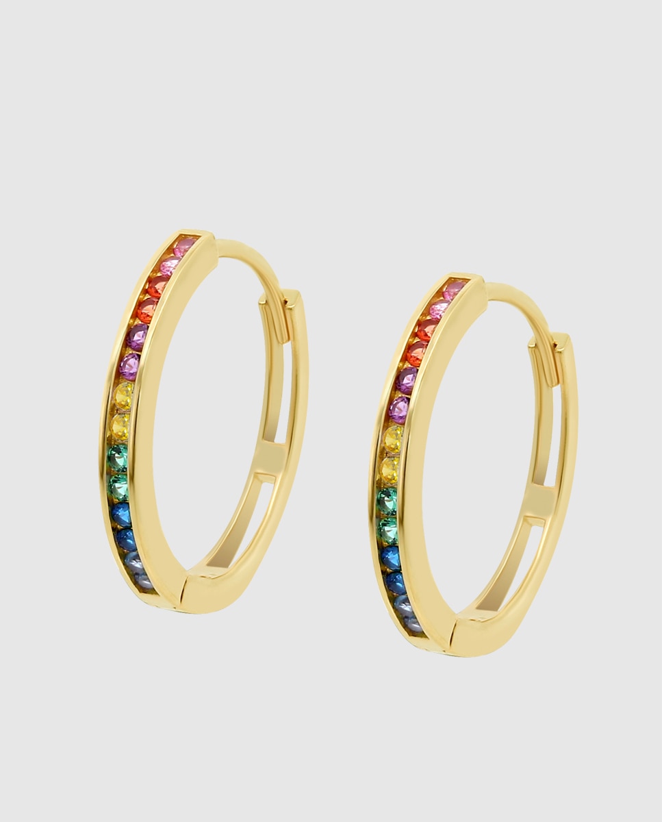 Imagem 0 de Pendentes Af00093/14 Basics de Ouro 9k com Acabamento Brilhante