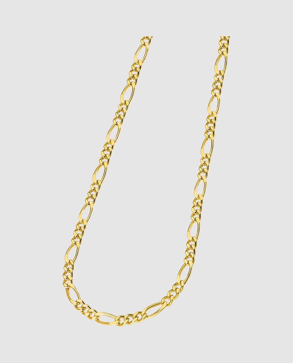 Colar Os00026/50 Basics de Ouro 9k com Acabamento Brilhante Dourado-1