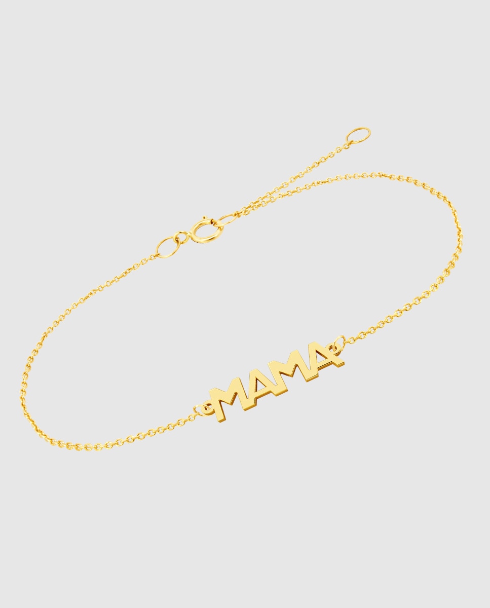 Imagem 0 de Pulseira Hin00003/18 Basics de Ouro 9k com Acabamento Brilhante