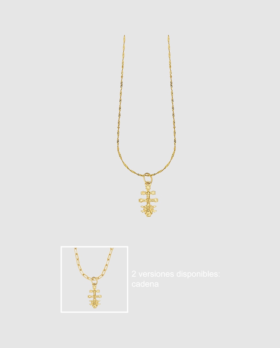 Colar Vj00050/43 Basics de Ouro 9k com Acabamento Brilhante Dourado-1