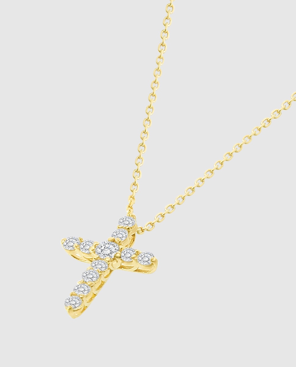 Colar Hin00062/43 Basics de Ouro 9k com Acabamento Brilhante Dourado-1