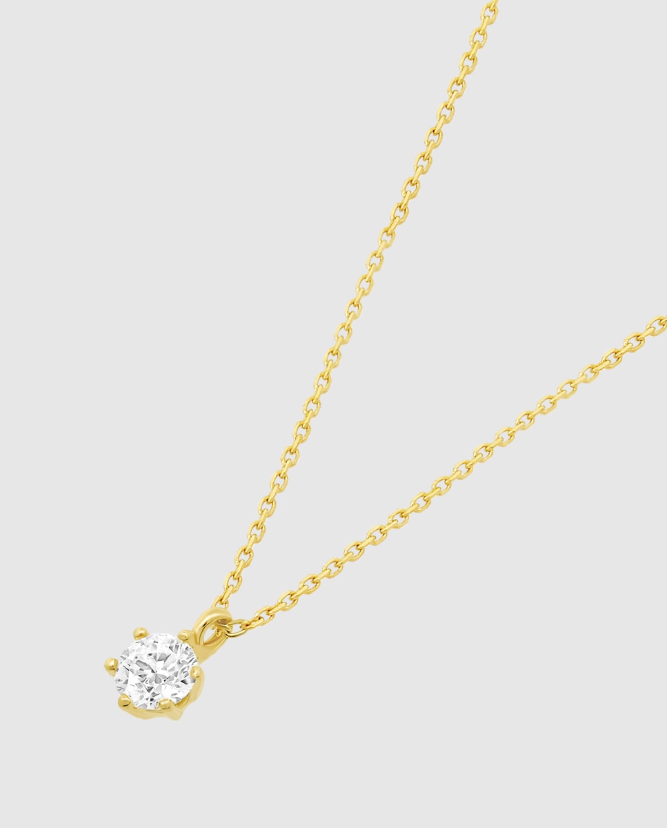 Colar Hin00064/43 Basics de Ouro 9k com Acabamento Brilhante Dourado-1