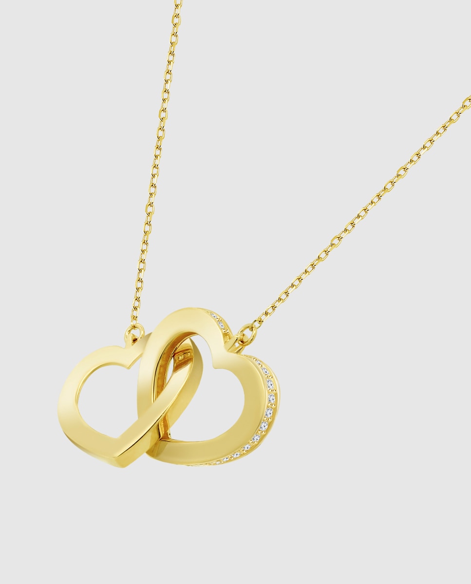Colar Hin00072/43 Basics de Ouro 9k com Acabamento Brilhante Dourado-1