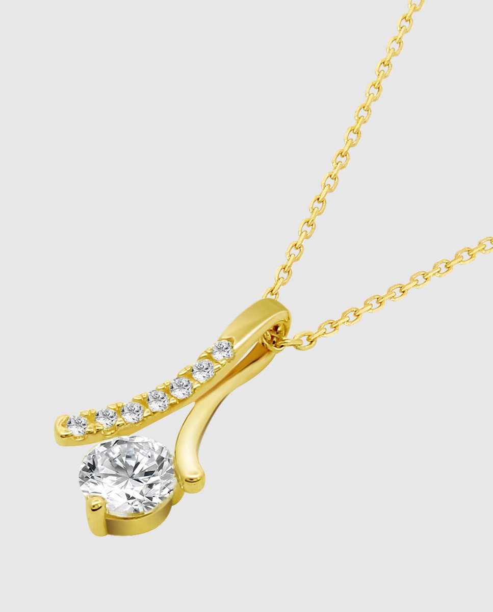 Colar Hin00210/45 Basics de Ouro 9k com Acabamento Brilhante Dourado-1