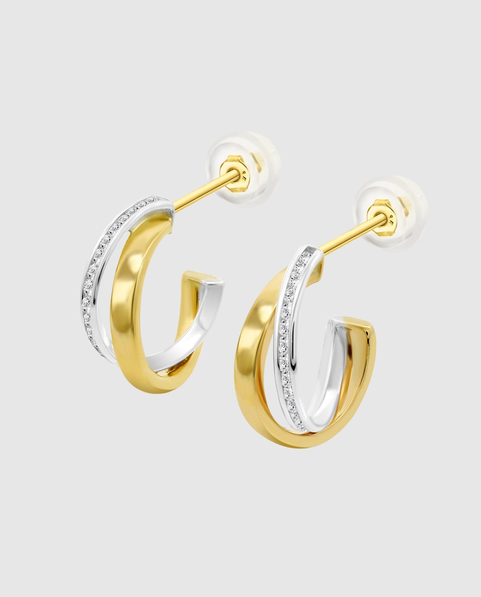 Imagem 0 de Pendente Hin00334 Basics de Ouro 9k com Acabamento Brilhante e Zirconita