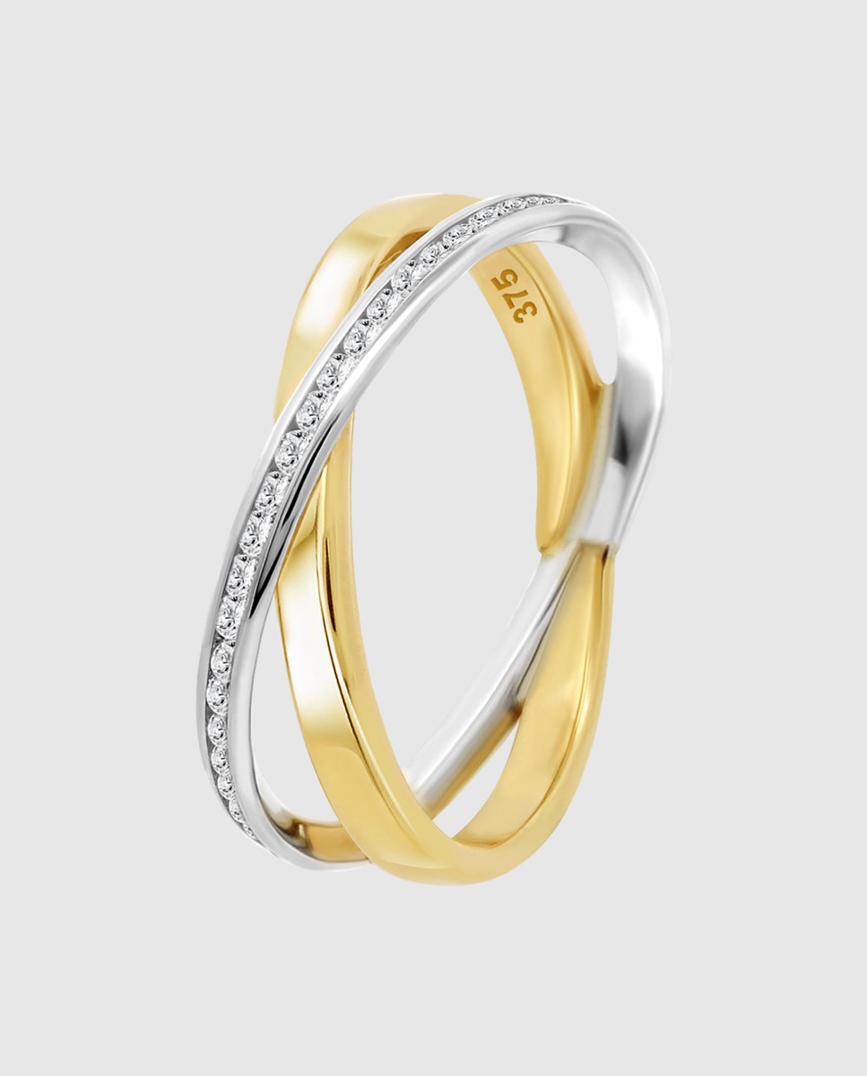 Imagem 0 de Anel Hin00335 Basics de Ouro 9k com Acabamento Brilhante