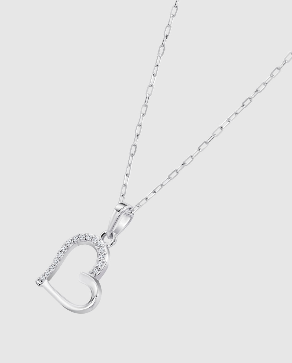 Colar Dia00052/45 Diamonds de Ouro 9k com Acabamento Brilhante Branco-1