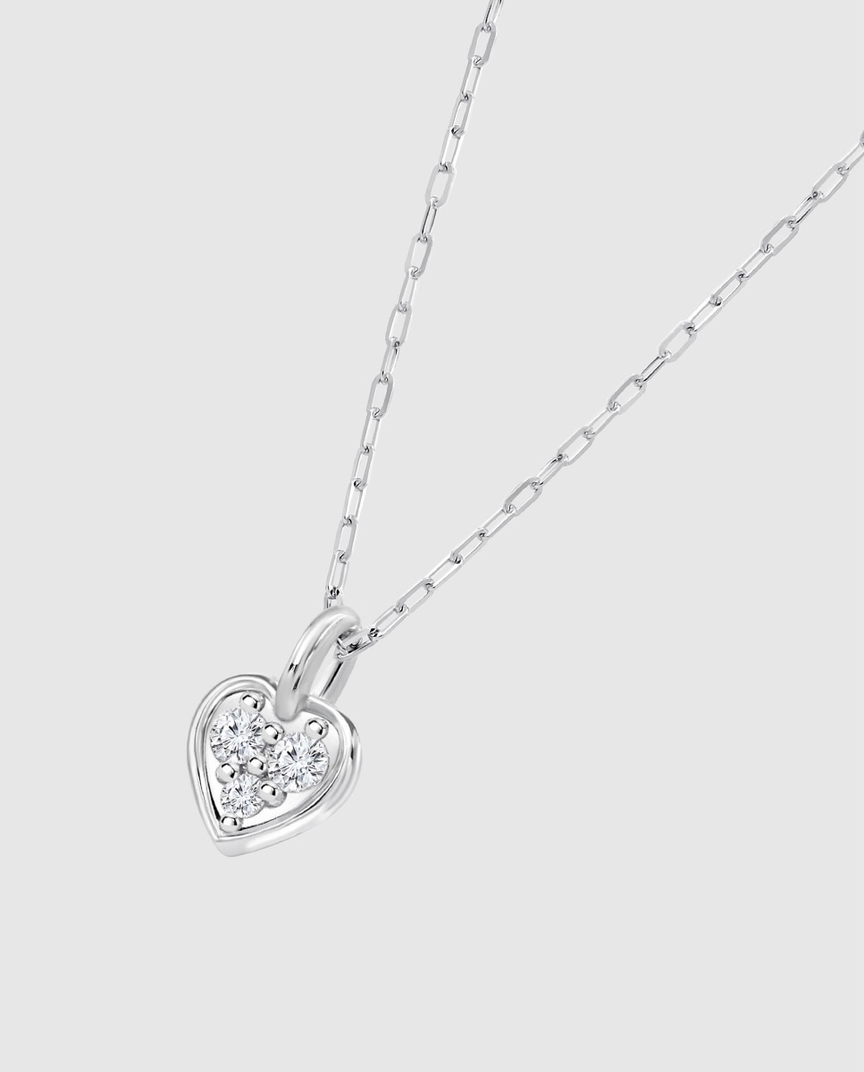 Colar Dia00054/45 Diamonds de Ouro 9k com Acabamento Brilhante Branco-1