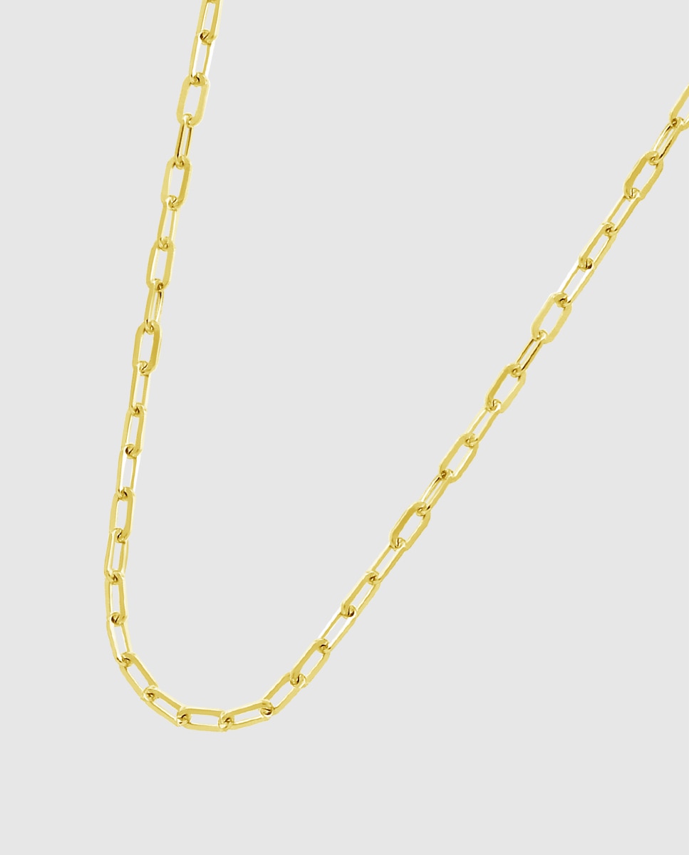 Imagem 0 de Colar Hin00469/45 Basics de Ouro 9k com Acabamento Brilhante