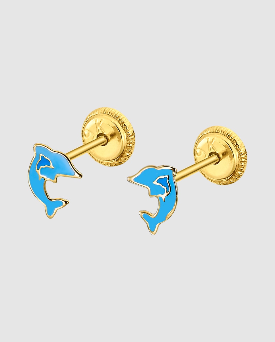 Imagem 0 de Pendente Infantil Lg00314 Basics de Ouro 9k com Acabamento Brilhante e Motivo Animais