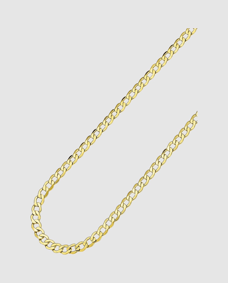 Imagem 0 de Colar Os00038/50 Basics de Ouro 9k com Acabamento Brilhante