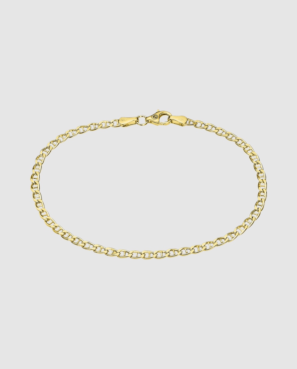 Imagem 0 de Pulseira Os00039/19 Basics de Ouro 9k com Acabamento Brilhante