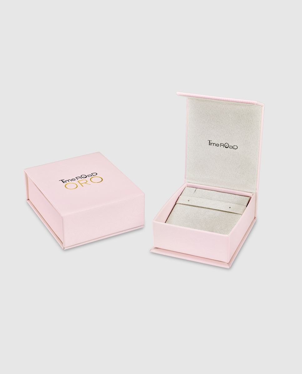 Anel Hin00504 Basics de Ouro 9k com Acabamento Brilhante e Zirconita e Motivo Solitário Branco-4