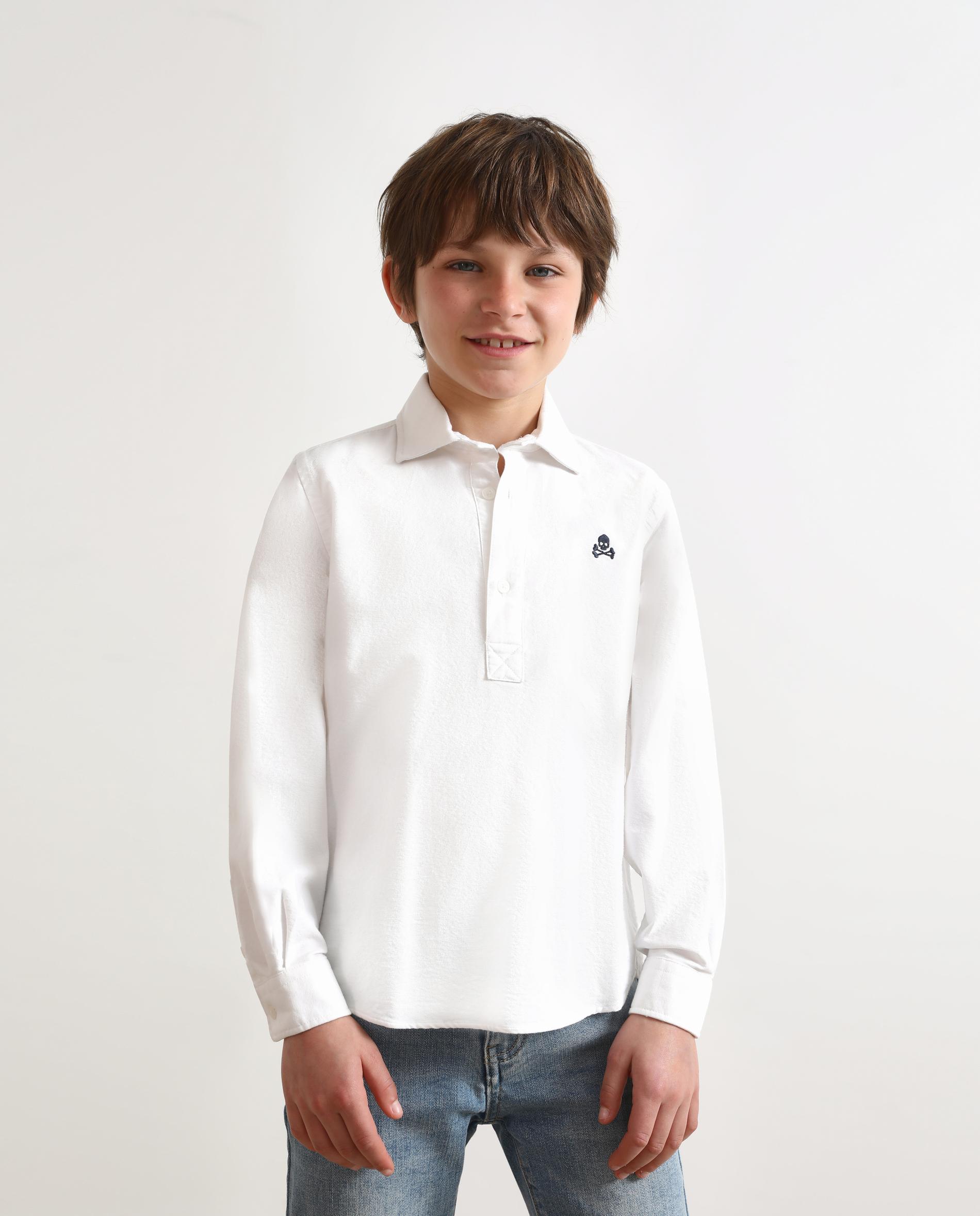 Imagem 0 de Camisa Infantil de Manga Comprida Lisa