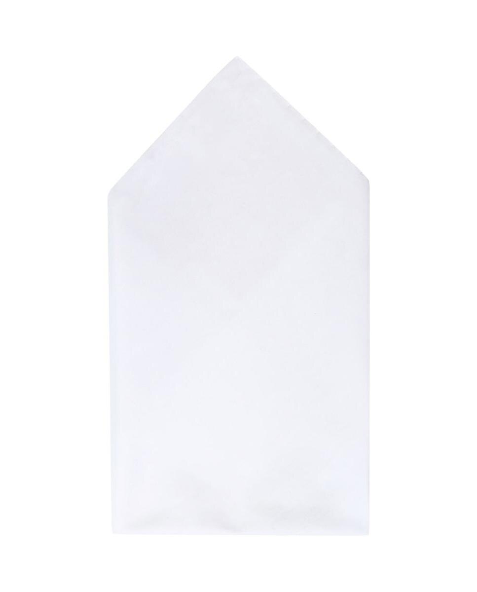 Lenço de Algodão Liso Branco-4