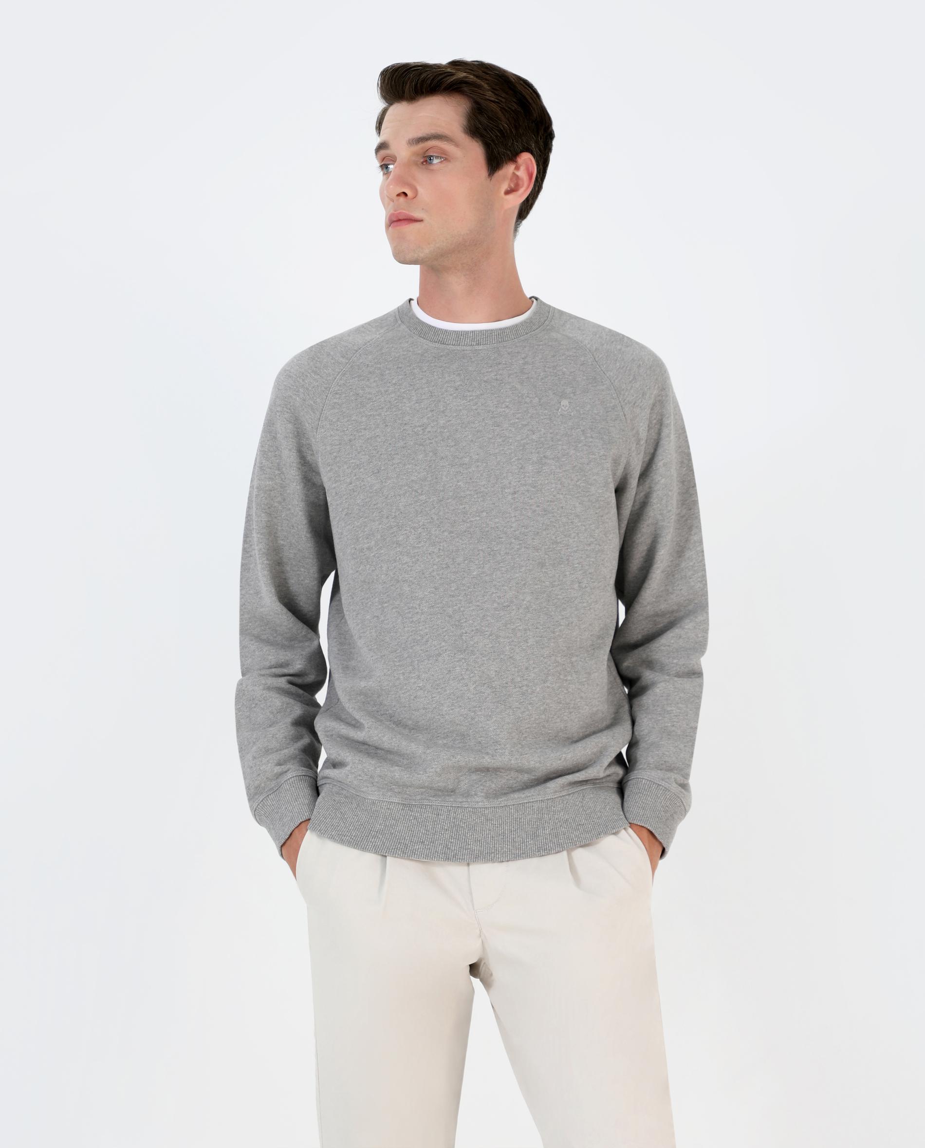 Imagem 0 de Sweatshirt de Algodão com Caveira Bordada