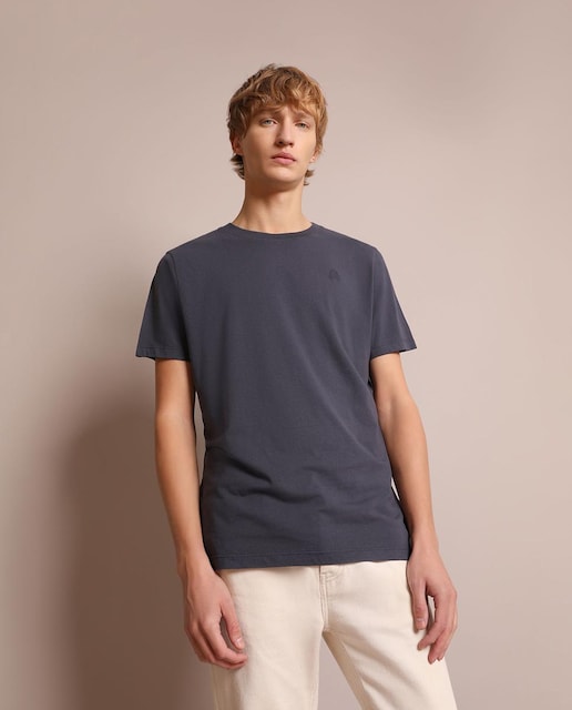 Imagem 0 de T-shirt em Azul de Manga Curta