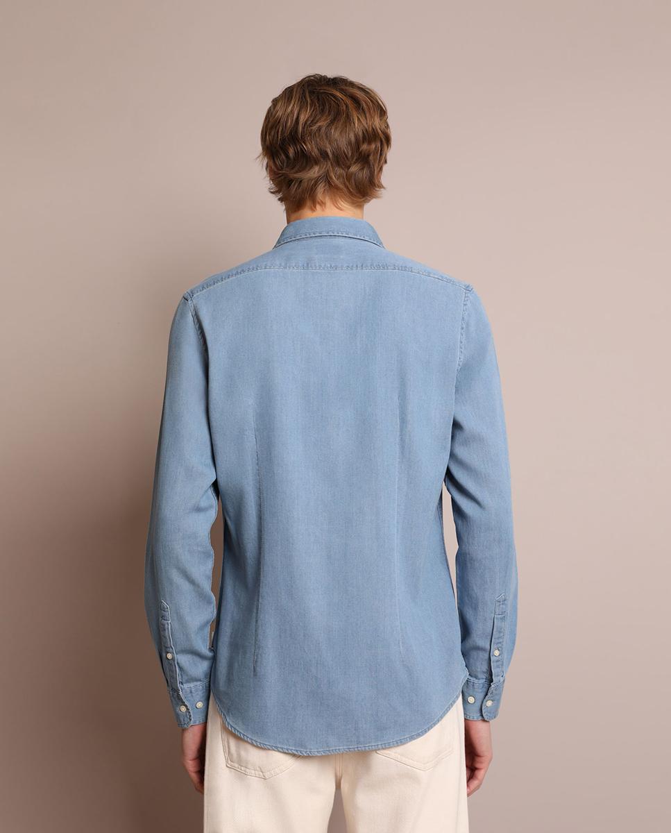 Camisa Jeans Slim Fit Lisa Azul-claro-2