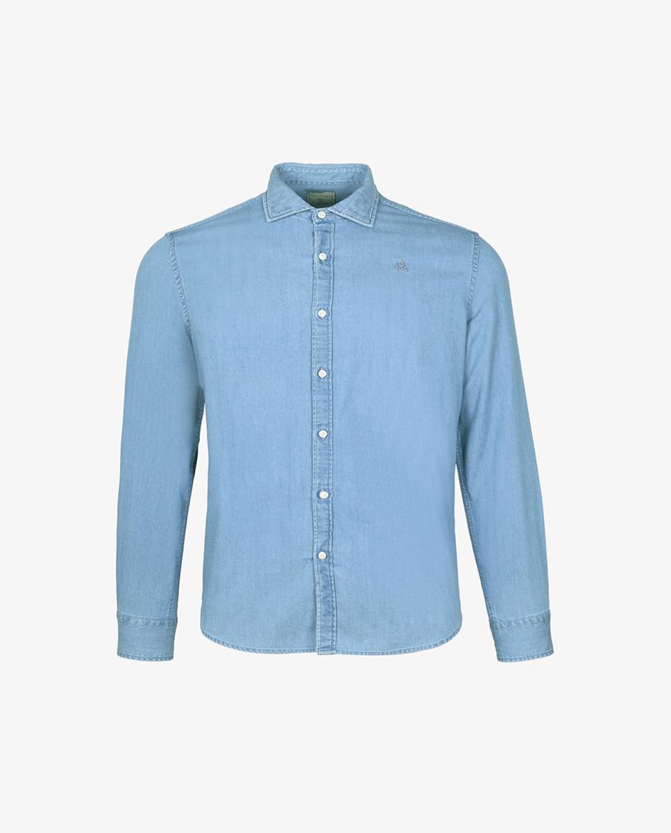 Camisa Jeans Slim Fit Lisa Azul-claro-5