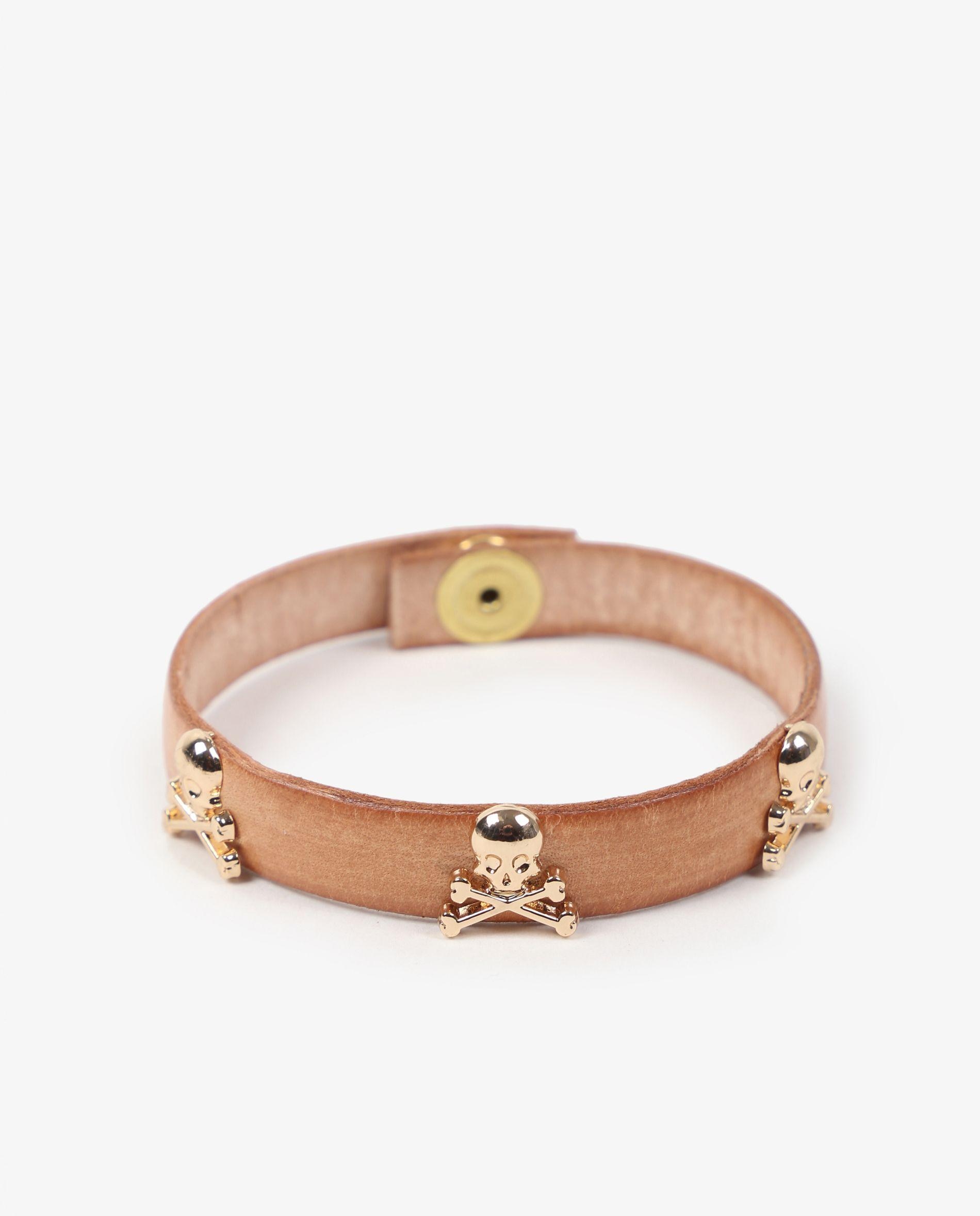 Imagem 0 de Pulseira de Pele em Castanho