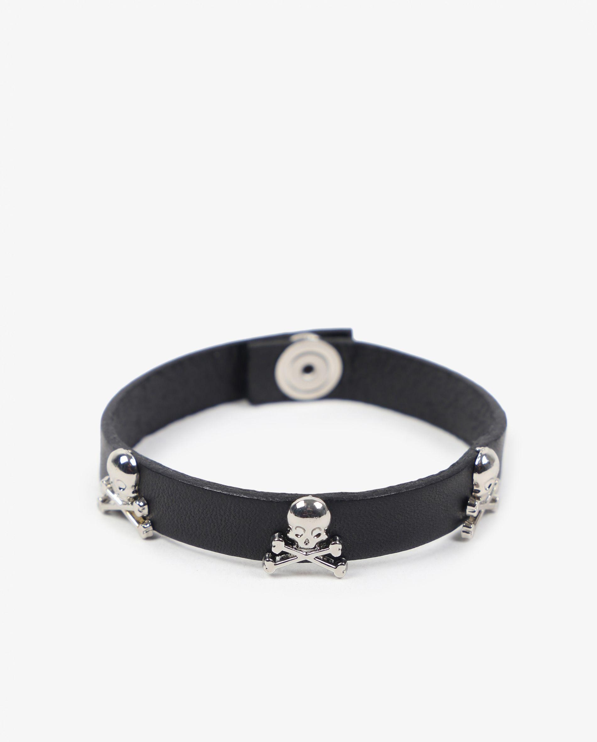 Imagem 0 de Pulseira de Pele em Preto