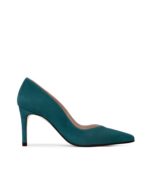 Imagem 0 de Sapatos de Salto em Pele com Salto Médio