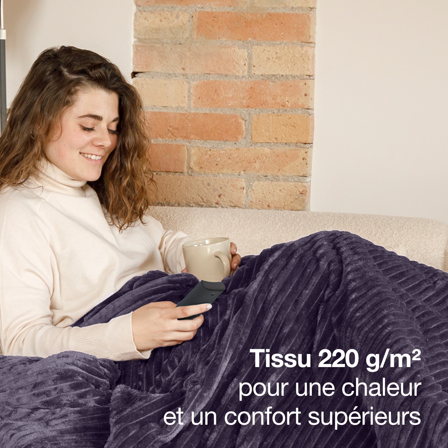 Manta Elétrica Solac Kaunas+ CT8707 com 165W e 9 níveis Cinzento-5