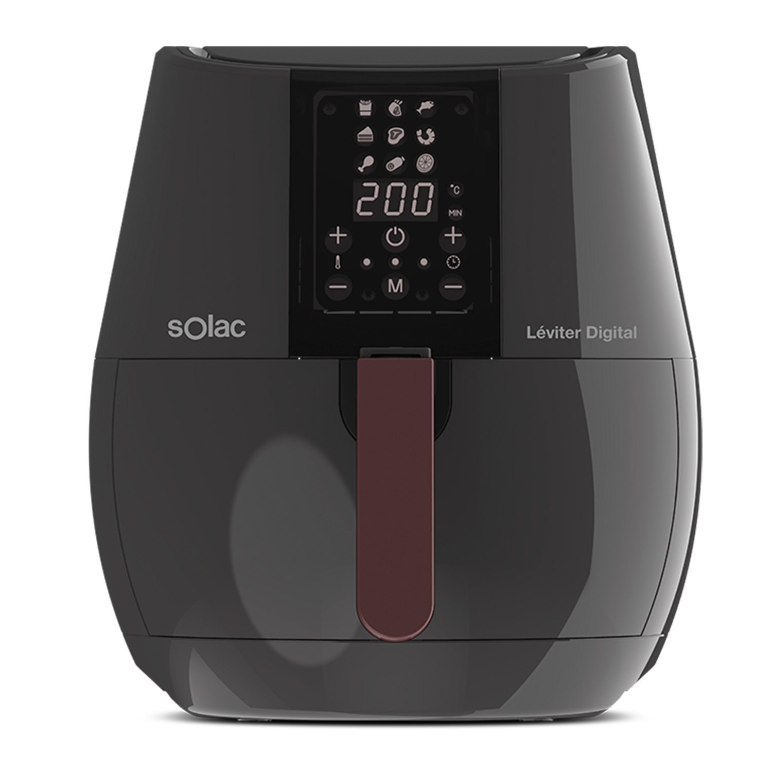 Imagem 0 de Fritadeira de Ar Quente Solac Leviter Digital 3,5L com 9 programas 1500W