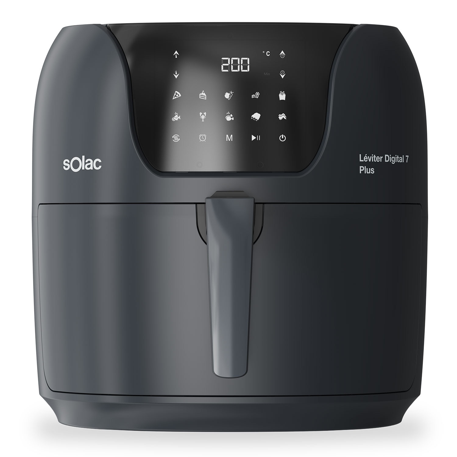 Fritadeira Air Fryer Solac Léviter Digital 7 Plus Preto-1