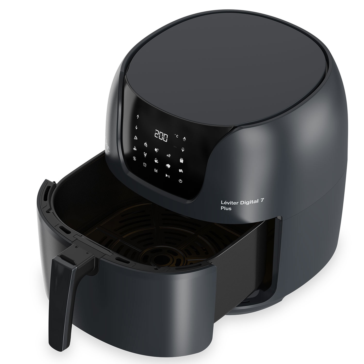 Fritadeira Air Fryer Solac Léviter Digital 7 Plus Preto-2