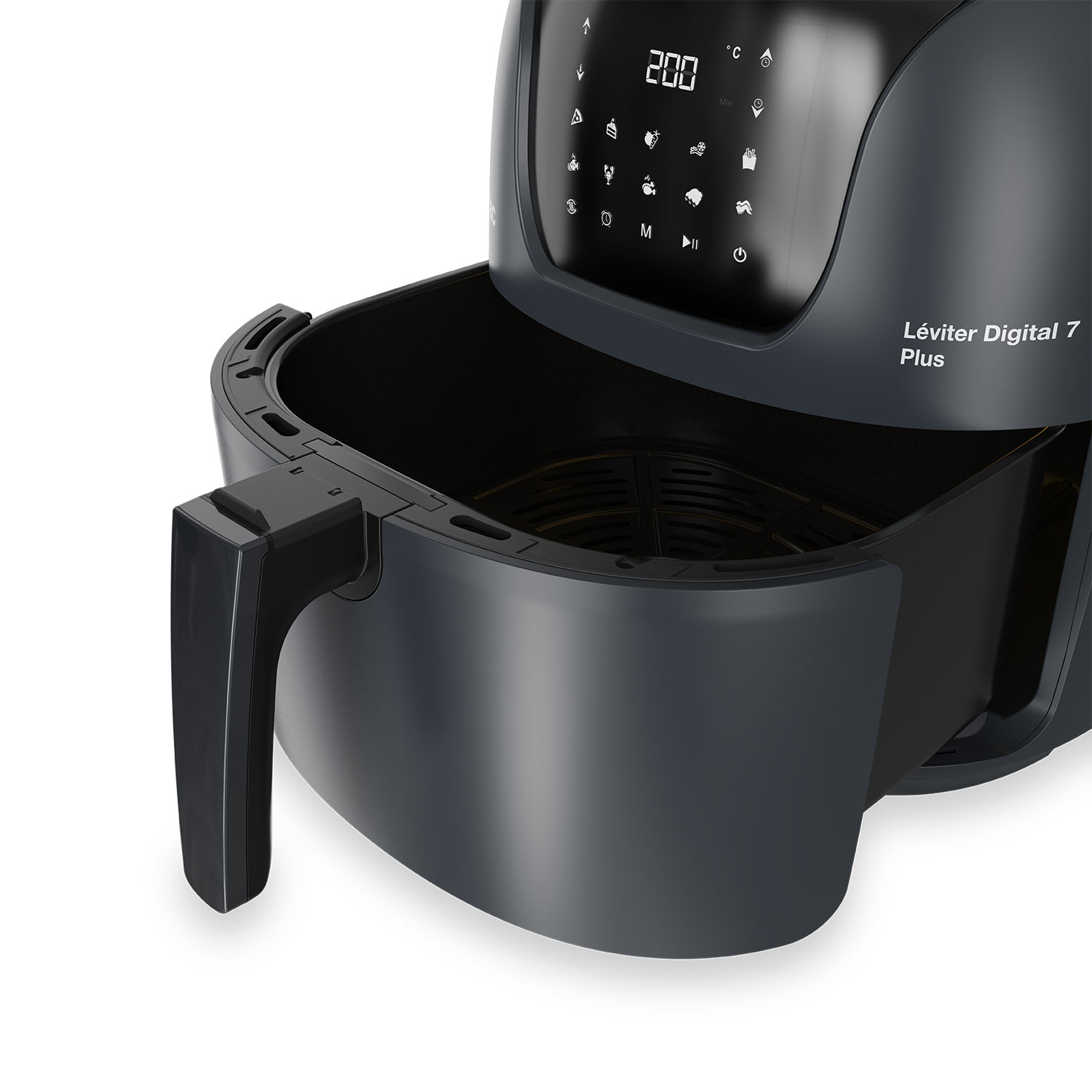 Fritadeira Air Fryer Solac Léviter Digital 7 Plus Preto-4