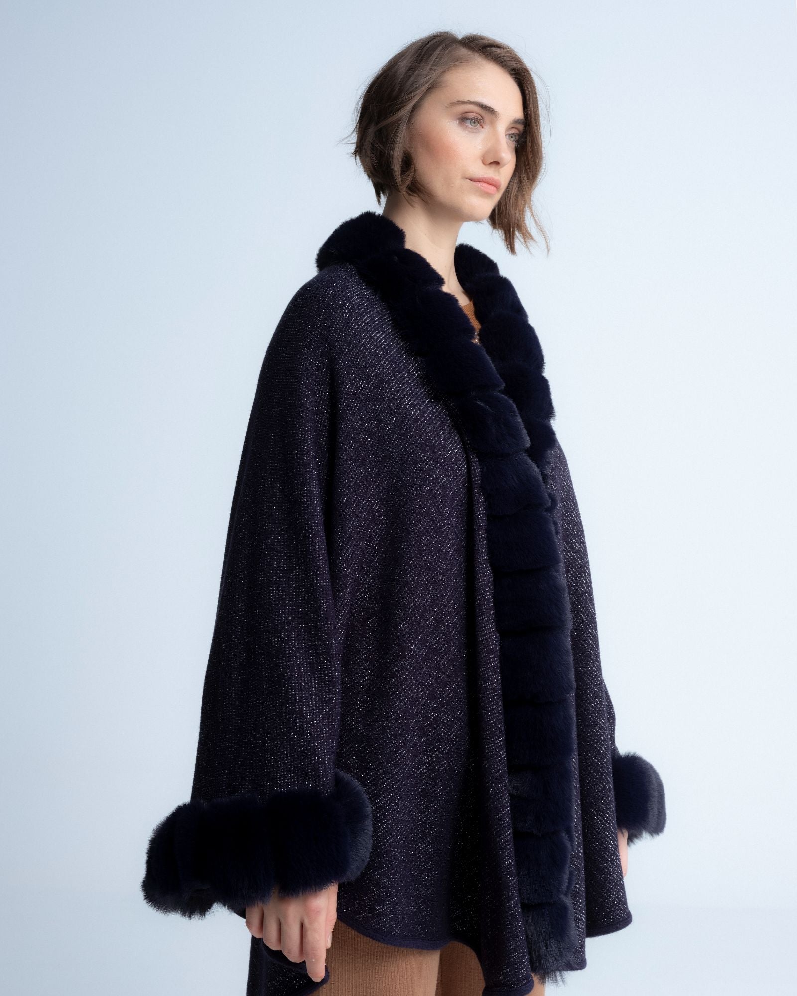 Poncho em Lurex Petra Azul-marinho-3