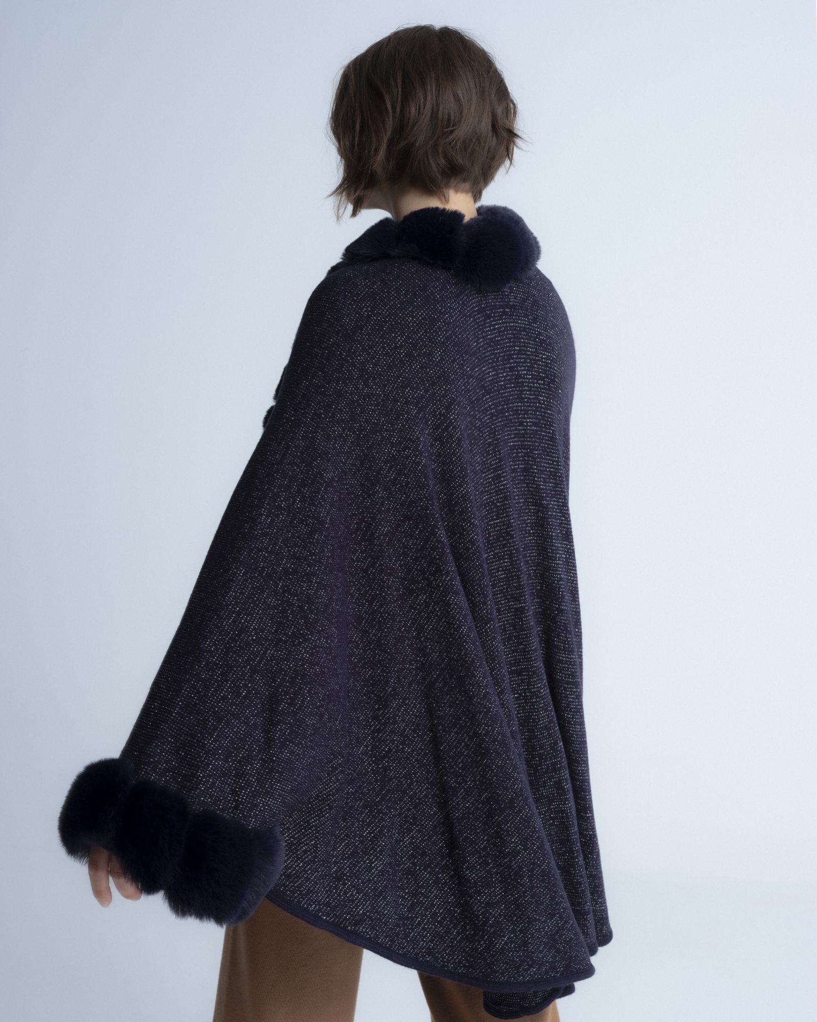 Poncho em Lurex Petra Azul-marinho-4