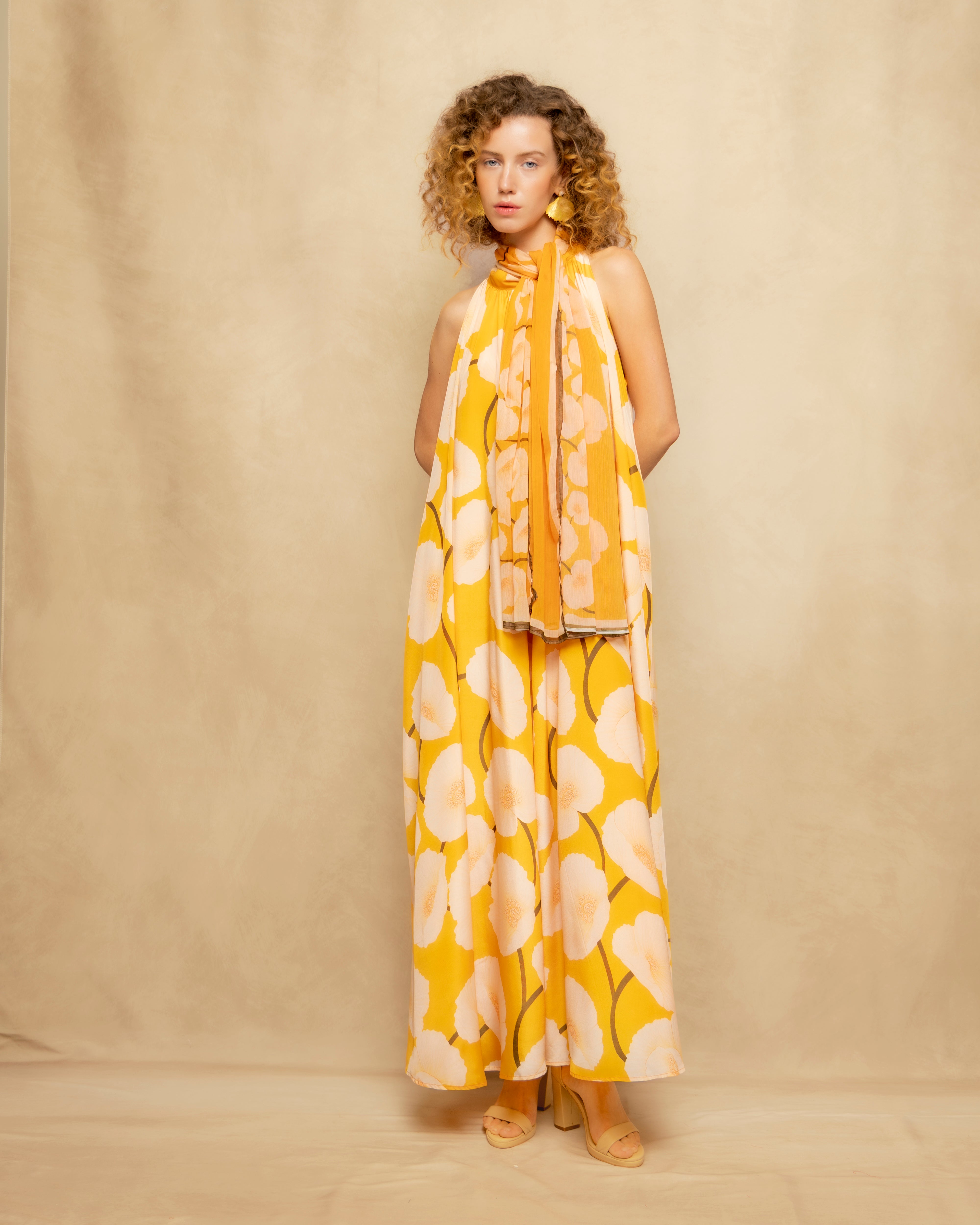Imagem 0 de Vestido Comprido com Estampado Floral Maxi