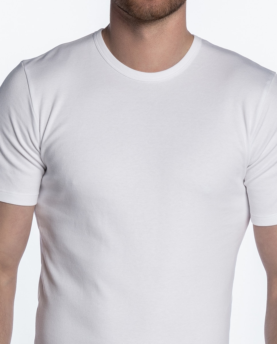 T-shirt de Manga Curta Branco-3