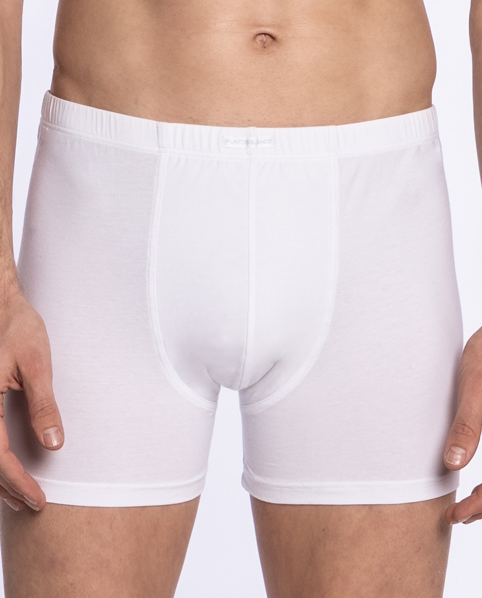 Boxers de Malha Branco-3