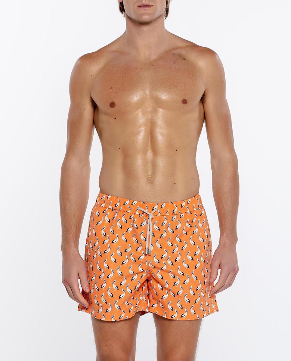 Imagem 0 de Calções de Banho - Laranja