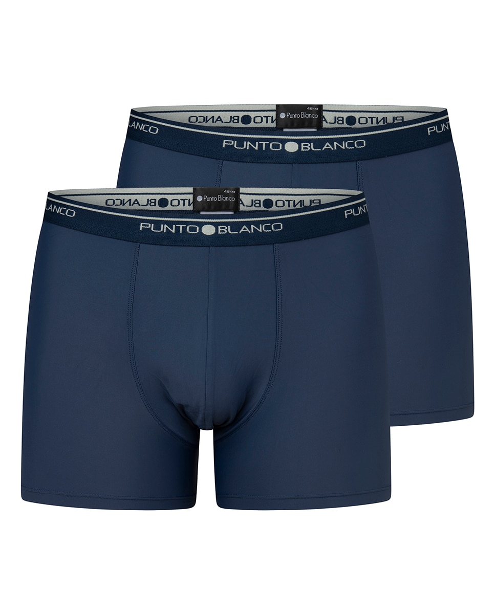 Pack de 2 Boxérs de Malha Azul-marinho-4
