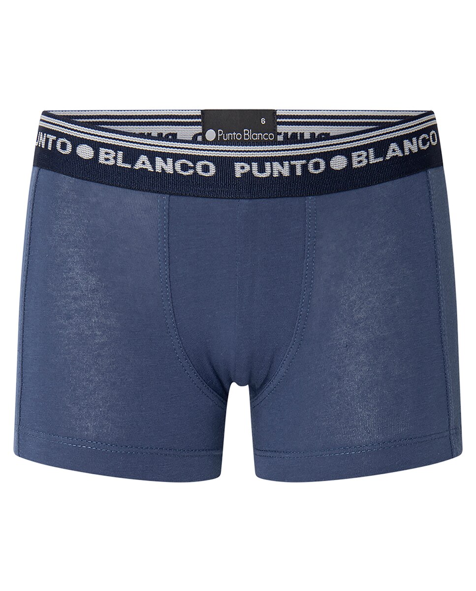 Pack de 2 Boxers Infantil com Logo na Cintura Punto Blanco Multicolor-3